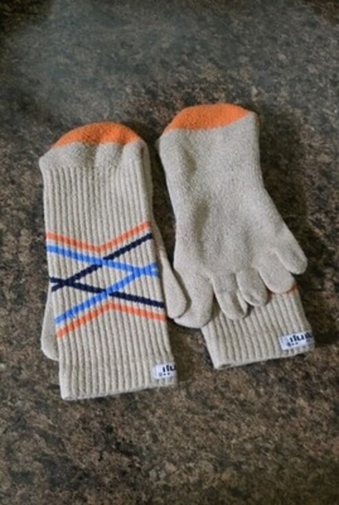 Injinji Run Lightweight Crew Toe Socks Lightweight Running & Walking Socks Small - Picture 2 of 9